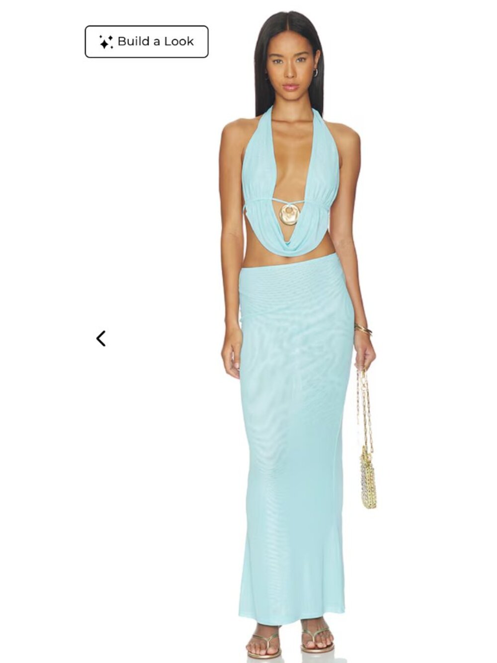 Saylor Halter Top & Maxi Skirt Set | Superdown